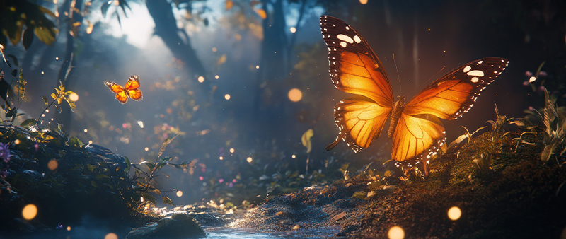 Illustration pour Espace Papillon